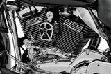 Kuryakyn Mach 2 Horn Cover Chrome With Black Mesh Kuryakyn Horn Accessories  AXOPROS