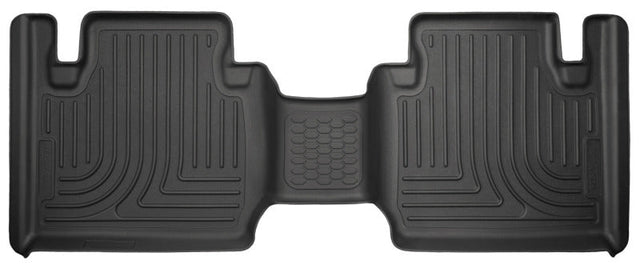 Husky Liners 12-15 Toyota Tacoma Extended Cab WeatherBeater Second Row Black Floor Liners Husky Liners Floor Mats - Rubber  AXOPROS