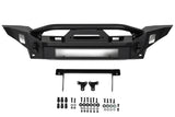 DV8 Offroad 18-23 Jeep Wrangler JL / 20-23 Jeep Gladiator JT FS-7 Mid-Width Winch Front Bumper DV8 Offroad Bumpers - Steel  AXOPROS