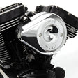 S&S Cycle 01-15 Fuel-Injected Softail Stealth Air Cleaner Kit w/ Chrome Teardrop Cover S&S Cycle Air Intake Components  AXOPROS