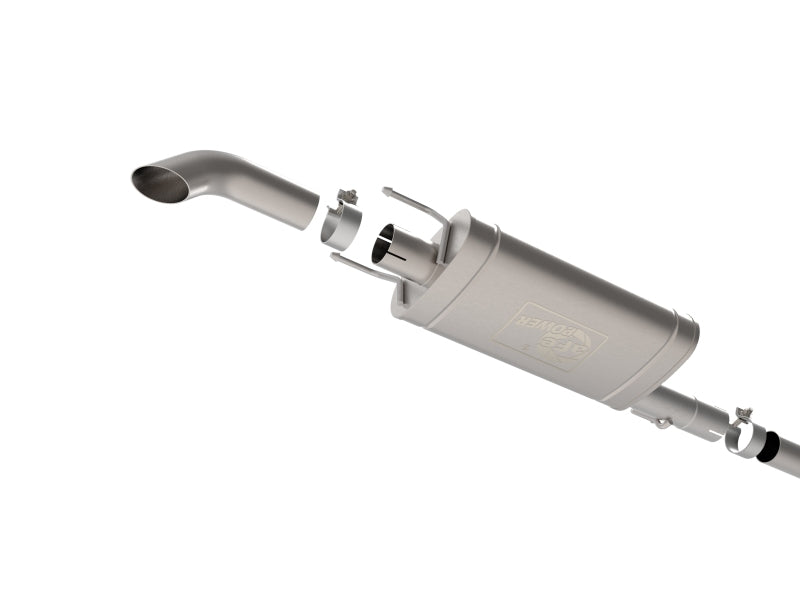 aFe aFe 05-15 Toyota Tacoma V6 4.0L ROCK BASHER 2-1/2in 409SS Cat-Back Hi-Tuck Exhaust System Catback aftermarket performance part