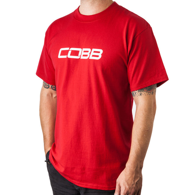 Cobb Tuning Logo Mens T-Shirt (Red) - Large COBB Shirts  AXOPROS