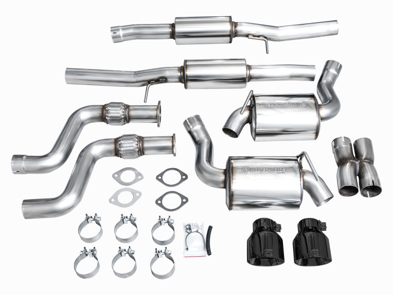 AWE 2023 Nissan Z RZ34 RWD Touring Edition Catback Exhaust System w/ Diamond Black Tips AWE Tuning Catback  AXOPROS