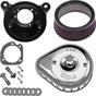 S&S Cycle 01-15 Fuel-Injected Softail Models Stealth Air Cleaner Kit w/ Chrome Mini Teardrop Cover S&S Cycle Air Intake Components  AXOPROS