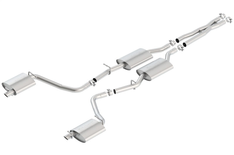 Borla 2015 Dodge Challenger 3.6L V6 S-TYPE Catback Exhaust No Tips Factory Valance Borla Catback  AXOPROS