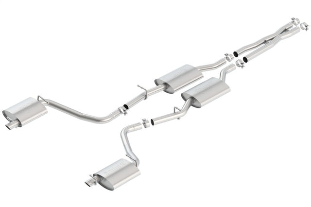 Borla 2015 Dodge Challenger 3.6L V6 S-TYPE Catback Exhaust No Tips Factory Valance Borla Catback  AXOPROS