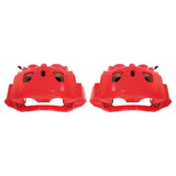 Power Stop 11-19 Chevrolet Silverado 2500 HD Front Red Calipers w/Brackets - Pair PowerStop Brake Calipers - Perf  AXOPROS