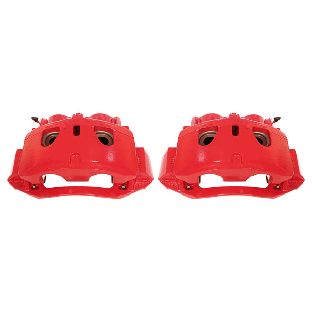 Power Stop 11-19 Chevrolet Silverado 2500 HD Front Red Calipers w/Brackets - Pair PowerStop Brake Calipers - Perf  AXOPROS