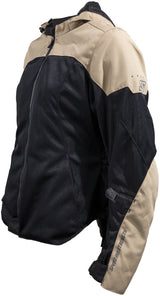 Speed and Strength Starstruck Mesh Jacket Trench Tan/Black Womens - Small Speed and Strength Jackets - Textile  AXOPROS