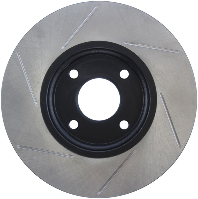 StopTech 2014 Ford Fiesta Left Front Disc Slotted Brake Rotor Stoptech Brake Rotors - Slotted  AXOPROS