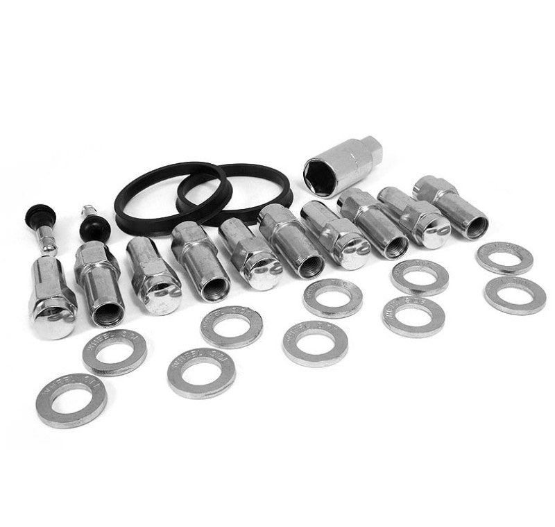 Race Star 14mm x 1.5 Open End 1.38in Shank w/ .875in Head  15+ Mustang Deluxe Lug Kit - 10 PK Race Star Lug Nuts  AXOPROS