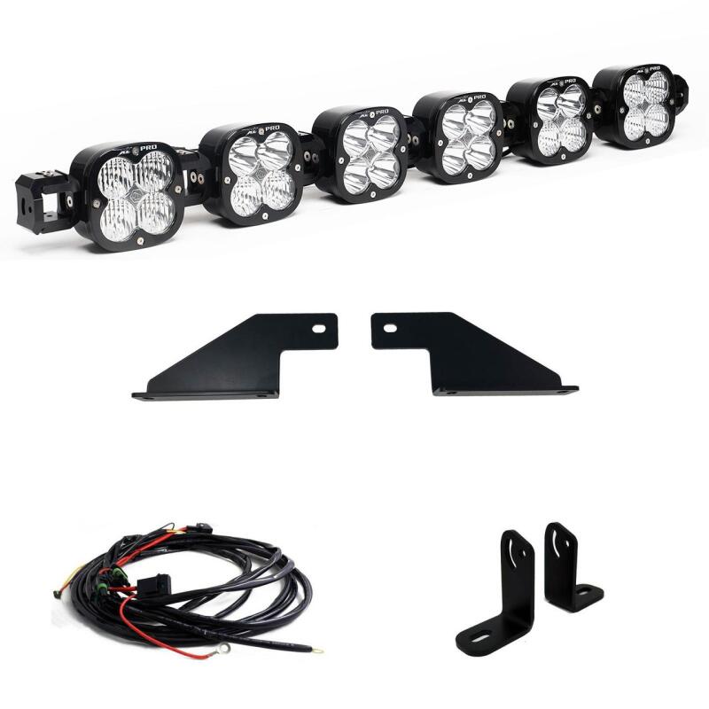 Baja Designs 2021+ Ford Raptor 6 XL Pro Linkable LED Light Bar Kit Baja Designs Light Bars & Cubes  AXOPROS