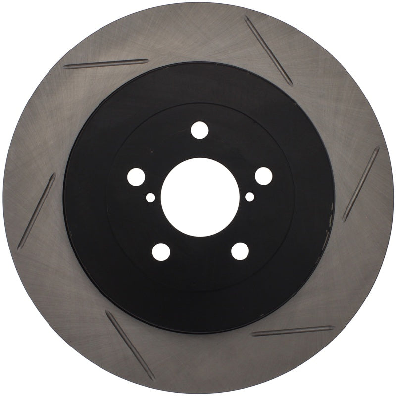 StopTech Power Slot 04 STi Rear Right Slotted Rotor Stoptech Brake Rotors - Slotted  AXOPROS