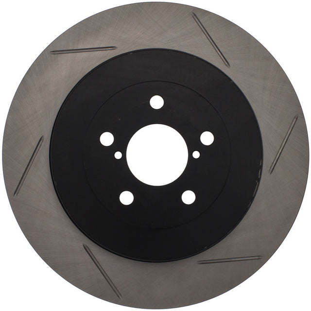 StopTech Power Slot 04 STi Rear Right Slotted Rotor Stoptech Brake Rotors - Slotted  AXOPROS