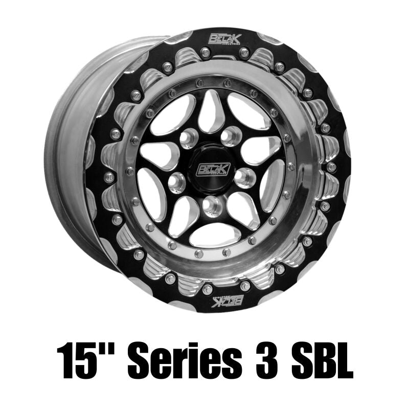 Belak 15x8 / 5in BS / 5x114.3 BP / High Pad / Series 3 Wheel - Single Beadlock Billet Outer Lip Belak Wheels Wheels - Forged  AXOPROS
