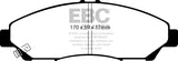 EBC 07-13 Acura MDX 3.7 Greenstuff Front Brake Pads EBC Brake Pads - Performance  AXOPROS