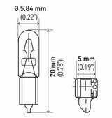 Hella Bulb 2721 12V 12W W2X46D T15 (2) Hella Bulbs  AXOPROS