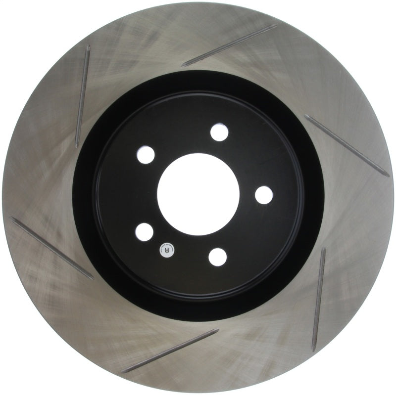 StopTech Power Slot 07-10 Ford Mustang Shelby Front Right Slotted Rotor Stoptech Brake Rotors - Slotted  AXOPROS