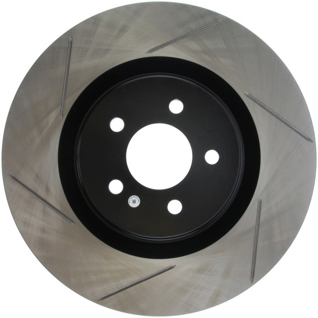 StopTech Power Slot 07-10 Ford Mustang Shelby Front Right Slotted Rotor Stoptech Brake Rotors - Slotted  AXOPROS