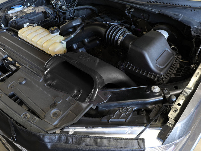 aFe Rapid Induction Dynamic Air Scoop 2021+ Ford F-150V6/V8 - Black aFe Air Intake Components  AXOPROS