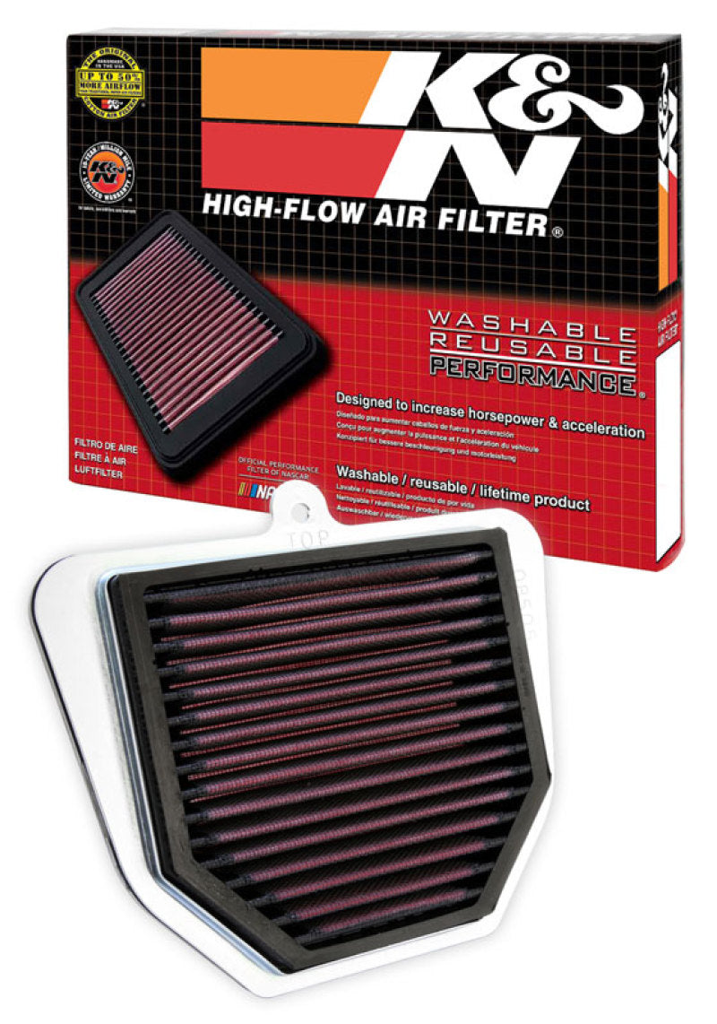 K&N 06-11 Yamaha FZ1/FZ8 Replacement Air Filter K&N Engineering Air Filters - Direct Fit  AXOPROS