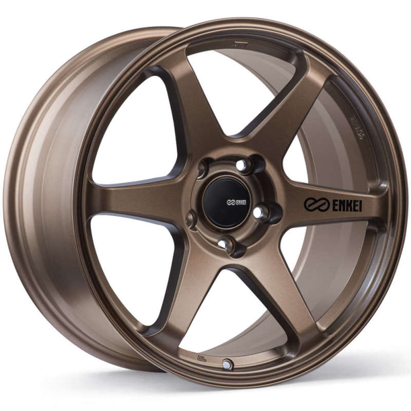 Enkei T6R 17x8 40mm Offset 5x114.3 Bolt Pattern 72.6 Bore Matte Bronze Wheel Enkei Wheels - Cast  AXOPROS