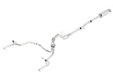 Borla 15-16 Ford F-150 3.5L EcoBoost Ext. Cab Std. Bed Catback Exhaust ATAK Single Split Rear Exit Borla Catback  AXOPROS