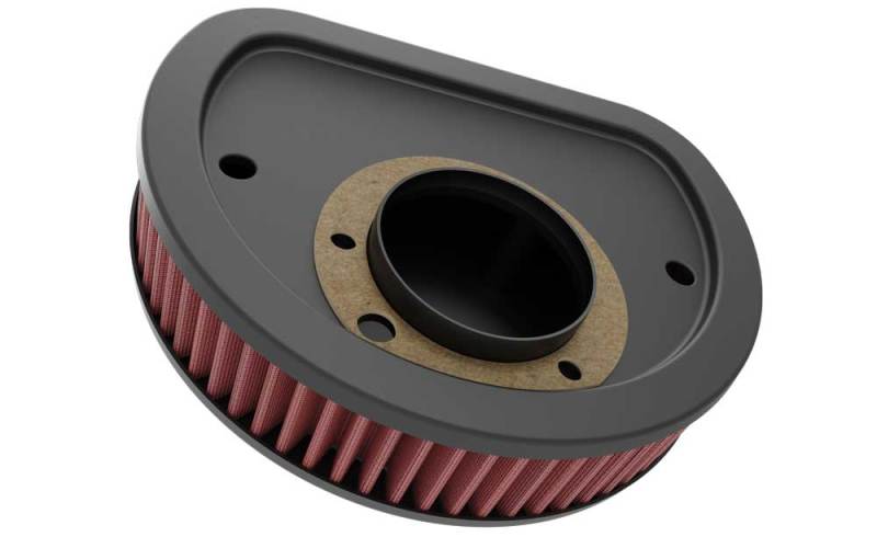 K&N Replacement Air Filter 1.625in H for Harley Davidson K&N Engineering Air Filters - Direct Fit  AXOPROS