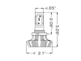 Oracle 9012 4000 Lumen LED Headlight Bulbs (Pair) - 6000K ORACLE Lighting Bulbs  AXOPROS