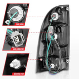 ANZO 2005-2015 Toyota Tacoma LED Taillights Black ANZO Tail Lights  AXOPROS