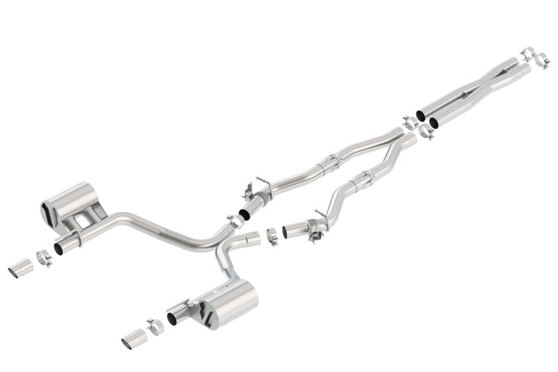 Borla 2017 Dodge Charger R/T 5.7L ATAK Catback Exhaust w/o Tips (w/MDS Valves ONLY) Borla Catback  AXOPROS