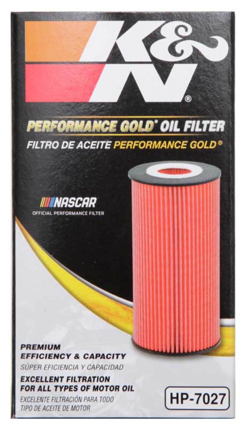 K&N Performance Oil Filter for 09-19 GM 1.4L / 1.6L / 1.8L w/ Hengst Filter Housing K&N Engineering Oil Filters  AXOPROS