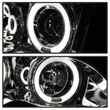 Spyder BMW E46 3-Series 02-05 4DR Projector Headlights 1PC LED Halo Chrm PRO-YD-BMWE4602-4D-AM-C SPYDER Headlights  AXOPROS
