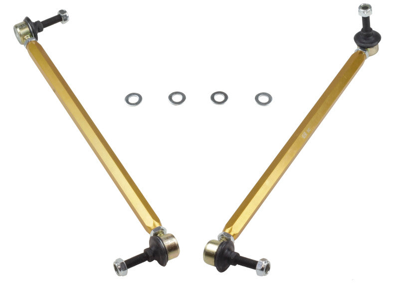 Whiteline 10+ Chevy Camaro FR Coupe Front Sway Bar - Link Assy H/D Adj Steel Ball (380mm C to C) Whiteline Sway Bar Endlinks  AXOPROS