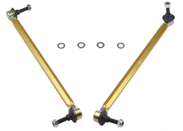 Whiteline 10+ Chevy Camaro FR Coupe Front Sway Bar - Link Assy H/D Adj Steel Ball (380mm C to C) Whiteline Sway Bar Endlinks  AXOPROS
