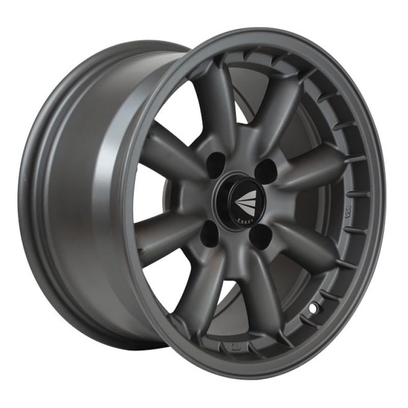Enkei Compe 15x8 0mm Offset 4x114.3 Bolt Pattern 72.6mm Bore Dia Matte Gunmetal Wheel Enkei Wheels - Cast  AXOPROS