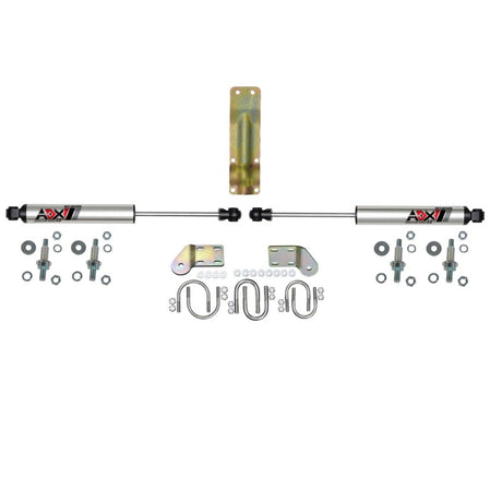 Skyjacker 98-01 Dodge Ram 1500 ADX 2.0 Dual Stabilizer Kit w/ CNC Machined Polished Alum. Skyjacker Alignment Kits  AXOPROS