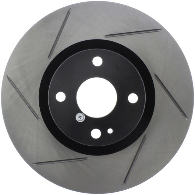 StopTech 16-17 Mazda MX-5 Front Passenger Side Slotted Sport Brake Rotor Stoptech Brake Rotors - Slotted  AXOPROS