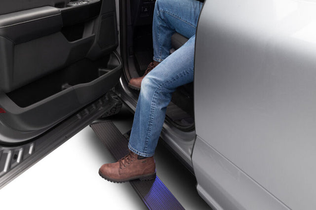 AMP Research AMP Research 21-23 Ford Bronco (Excl. Raptor) / 19-22 Ford Ranger Powerstep Plug N Play - Black Running Boards aftermarket performance part