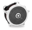 Performance Machine 23-Up CVO, 2024 Touring Super Gas Air Cleaner - Chrome Performance Machine Air Filters - Direct Fit  AXOPROS
