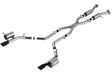 Borla 2021+ Dodge Durango SRT Hellcat 6.2L V8 AWD S-Type Cat-Back Exhaust System - Black Chrome Tips Borla Catback  AXOPROS