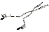 Borla 2021+ Dodge Durango SRT Hellcat 6.2L V8 AWD S-Type Cat-Back Exhaust System - Black Chrome Tips Borla Catback  AXOPROS