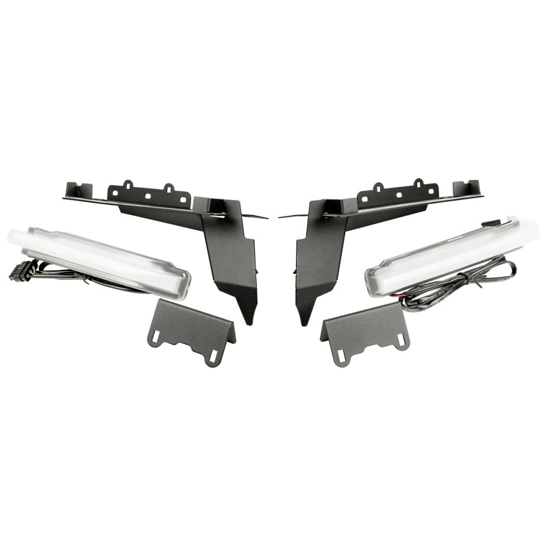 Rugged Ridge Chop Brackets Front Fender 18-21 Jeep Wrangler JL/JT Rubicon w/ DRLs Rugged Ridge Fender Flares  AXOPROS