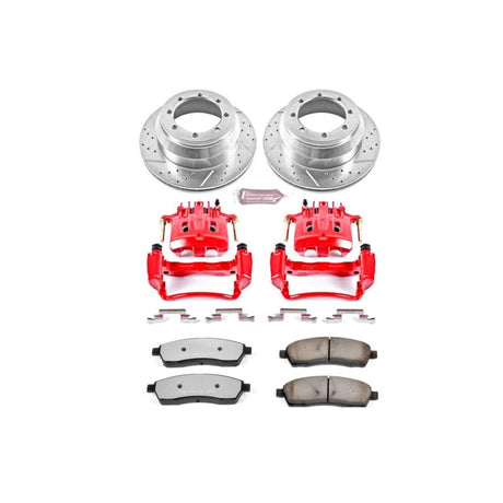 PowerStop Power Stop 00-04 Ford F-350 Super Duty Rear Z36 Truck&Tow Kit w/Cals Brake Kits - Performance D&S aftermarket performance part