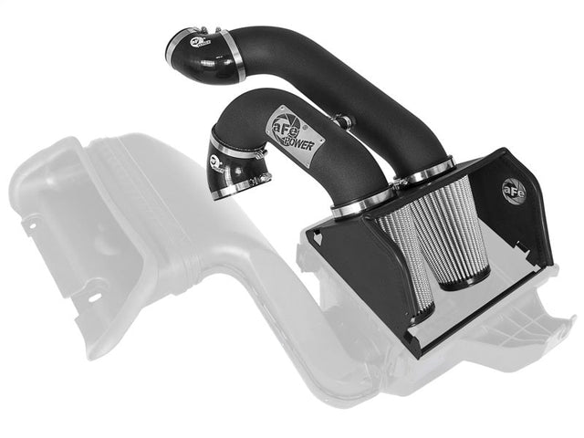 aFe MagnumFORCE 2XP Intake w/3.5in Black Steel Housing Pro DRY S Filter 2017 Ford F-150 V6-3.5L (tt) aFe Cold Air Intakes  AXOPROS