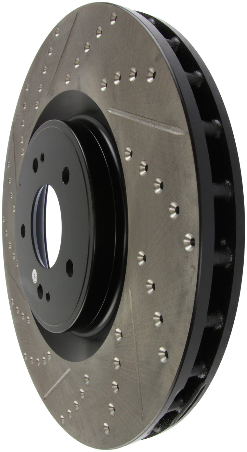 StopTech Slotted & Drilled Sport Brake Rotor Stoptech Brake Rotors - Slot & Drilled  AXOPROS