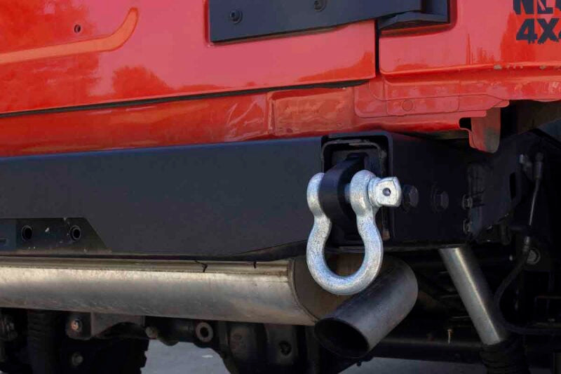 Fishbone Offroad 07-18 JK Wrangler Rubicon and Unlimited Jeep JK Rear D-Ring Frame Mounts Fishbone Offroad Bumper Accessories  AXOPROS