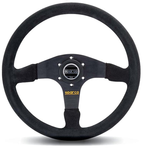 Sparco Steering Wheel 375 Suede Black SPARCO Steering Wheels  AXOPROS