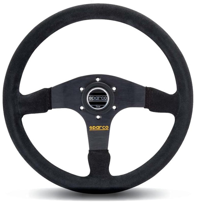 Sparco Steering Wheel 375 Suede Black SPARCO Steering Wheels  AXOPROS