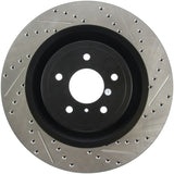 StopTech Infiniti G37 / Nissan 370Z SportStop Slotted & Drilled Front Left Rotor Stoptech Brake Rotors - Slot & Drilled  AXOPROS